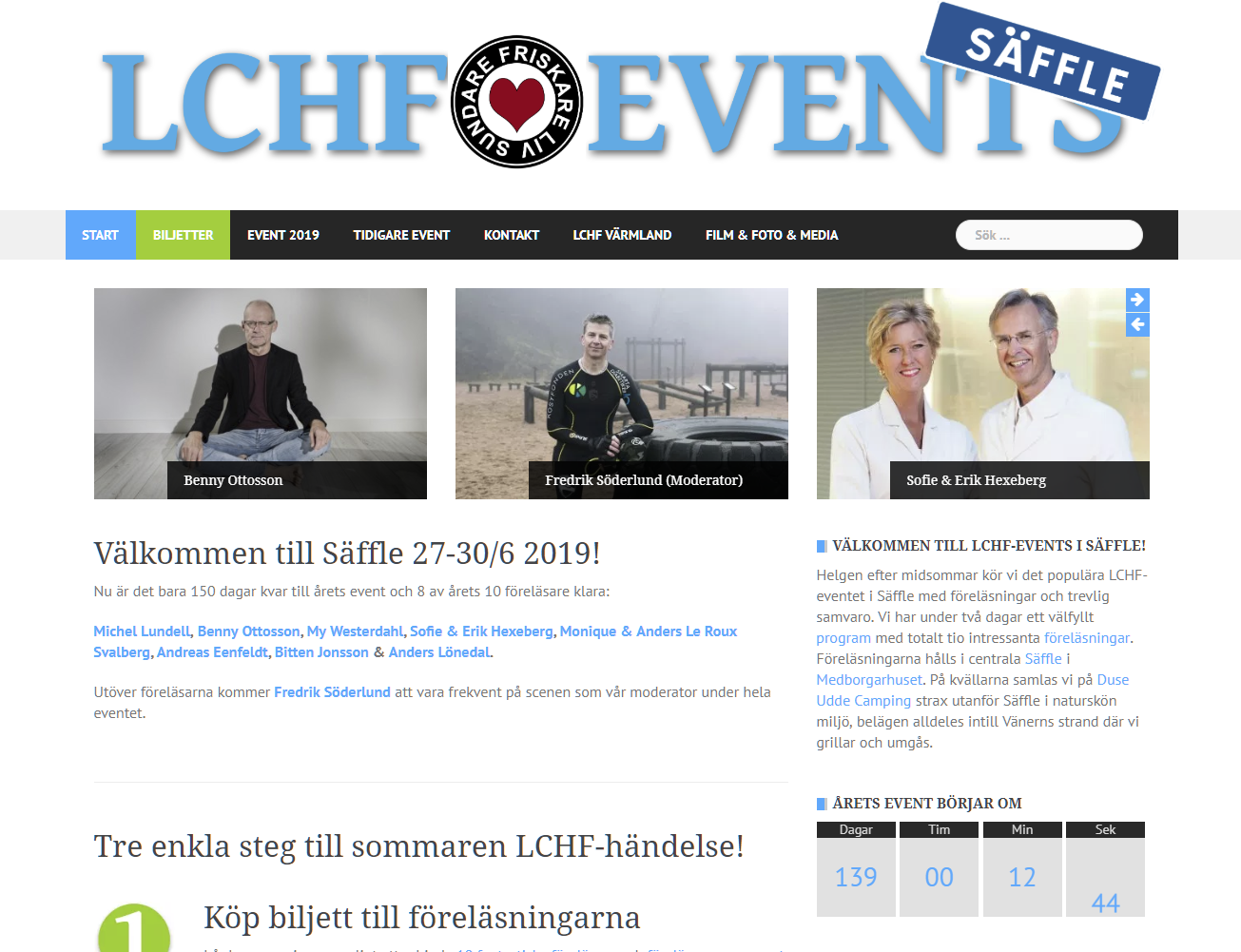 LCHF EVENTS